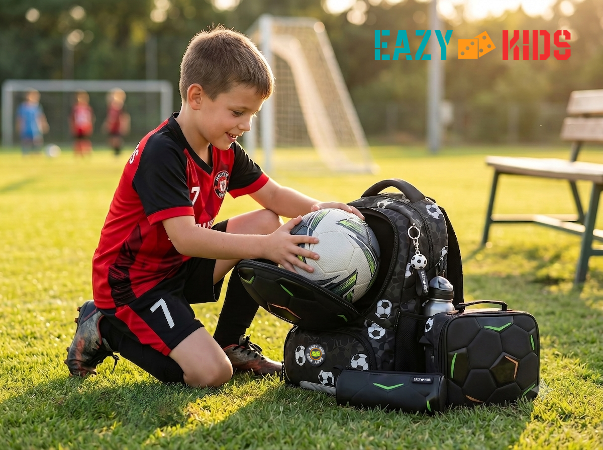 Carry The Game with Eazy Kids: The Ultimate Football Edition Bag Set for Young Champions