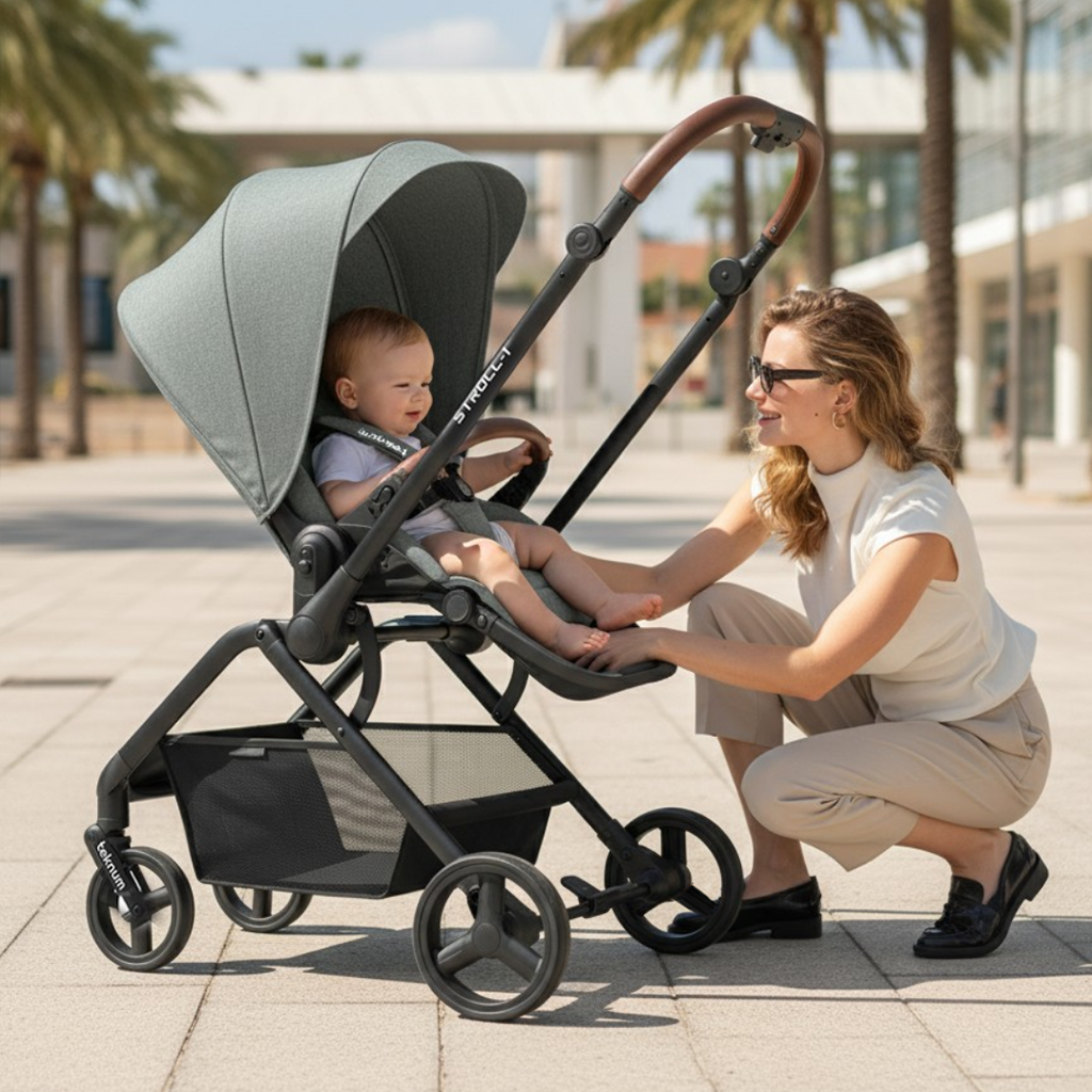 Gold, Glam, and Giggles: How Teknum Strollers Became a GCC Icon