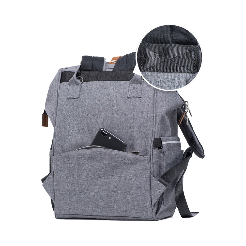ALAMEDA Diaper Backpack - Large - Grey