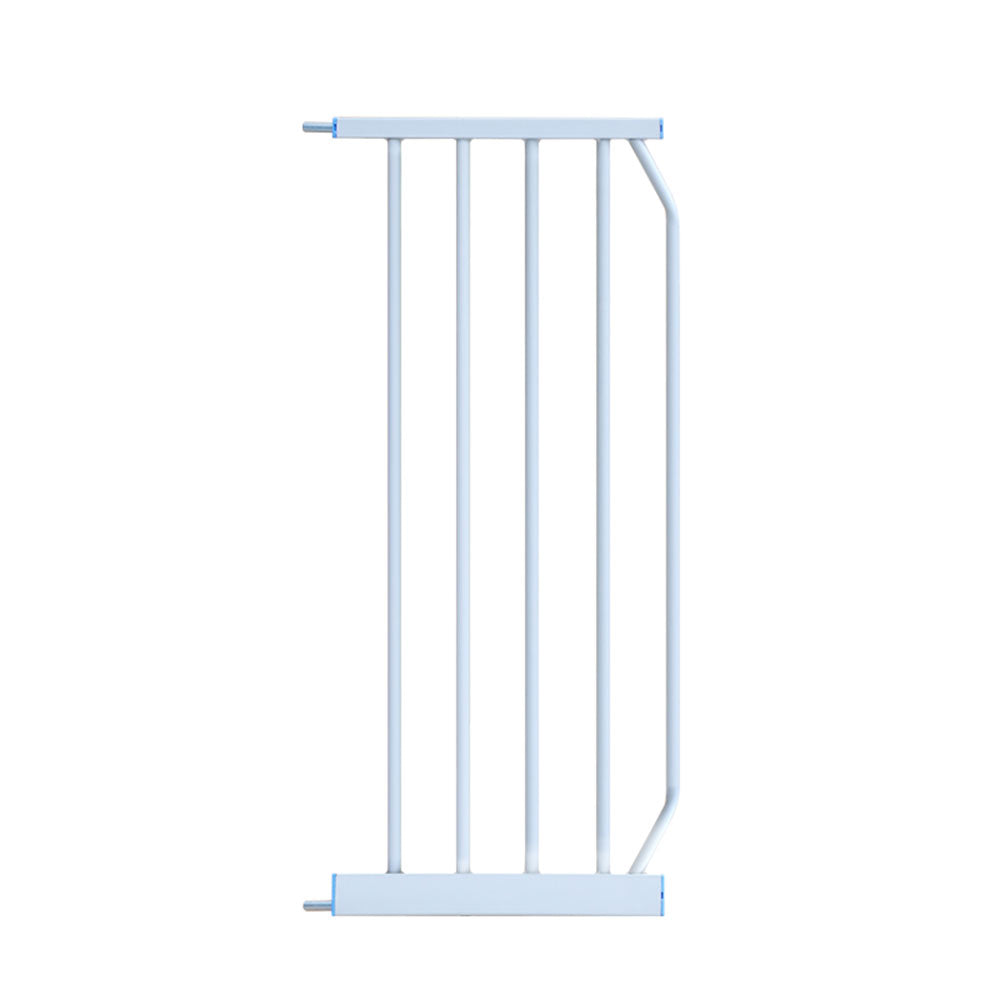 BABY SAFE - Metal Safety Gate w/t 30 cm + 45 cm Extension - White