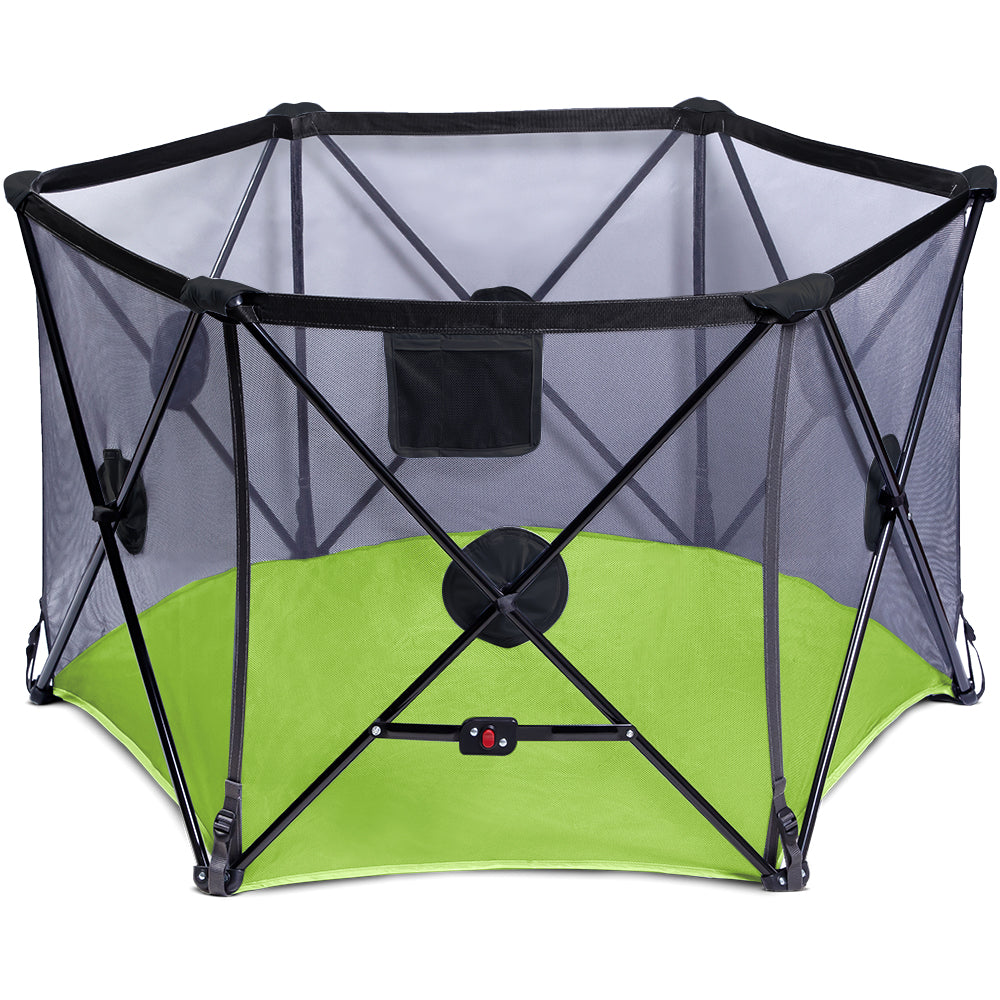 BABY SAFE Foldable Playard - Green