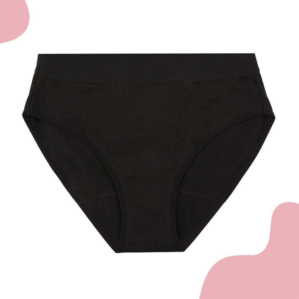 CORE COMFORT Cotton Period Pants - Black, L