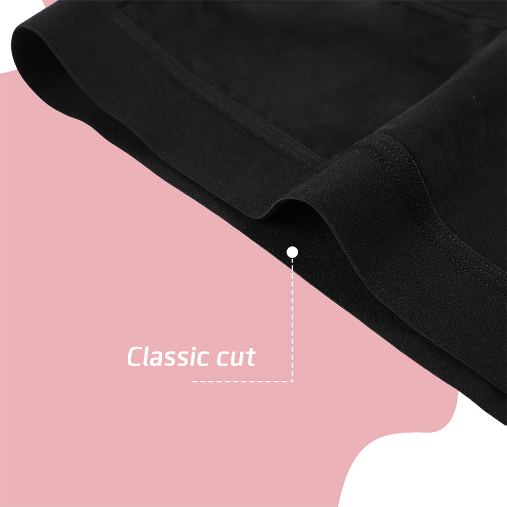 CORE COMFORT Cotton Period Pants - Black, S