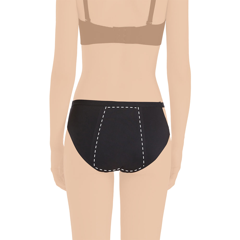 CORE COMFORT Flexi Period Pants - Black, L/XL