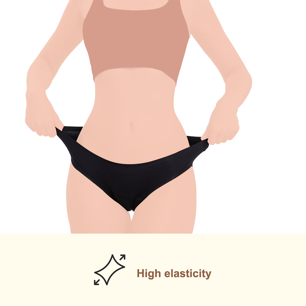 CORE COMFORT Seamless MAX Period Pants - Black, L/XL