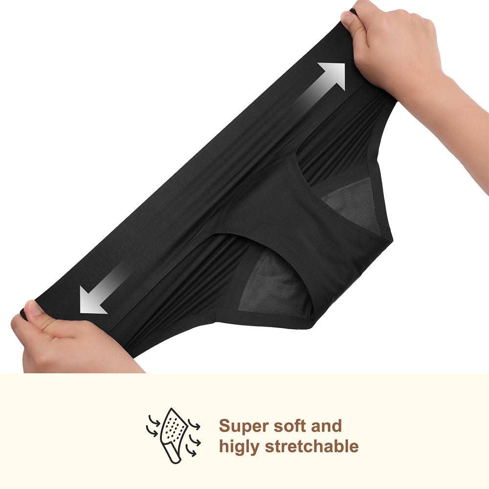 CORE COMFORT Seamless MAX Period Pants - Black, L/XL