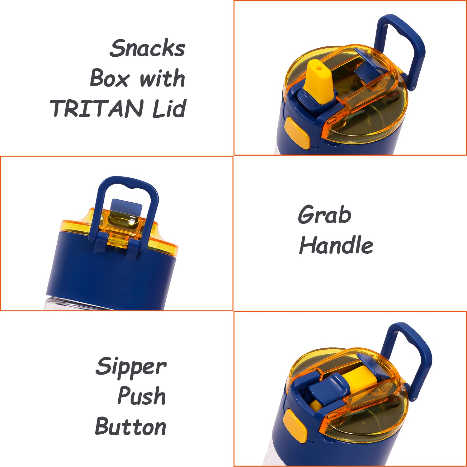 EAZY KIDS Lunch Bag and Activity Backpack Set of 3 Dinosaur - Blue