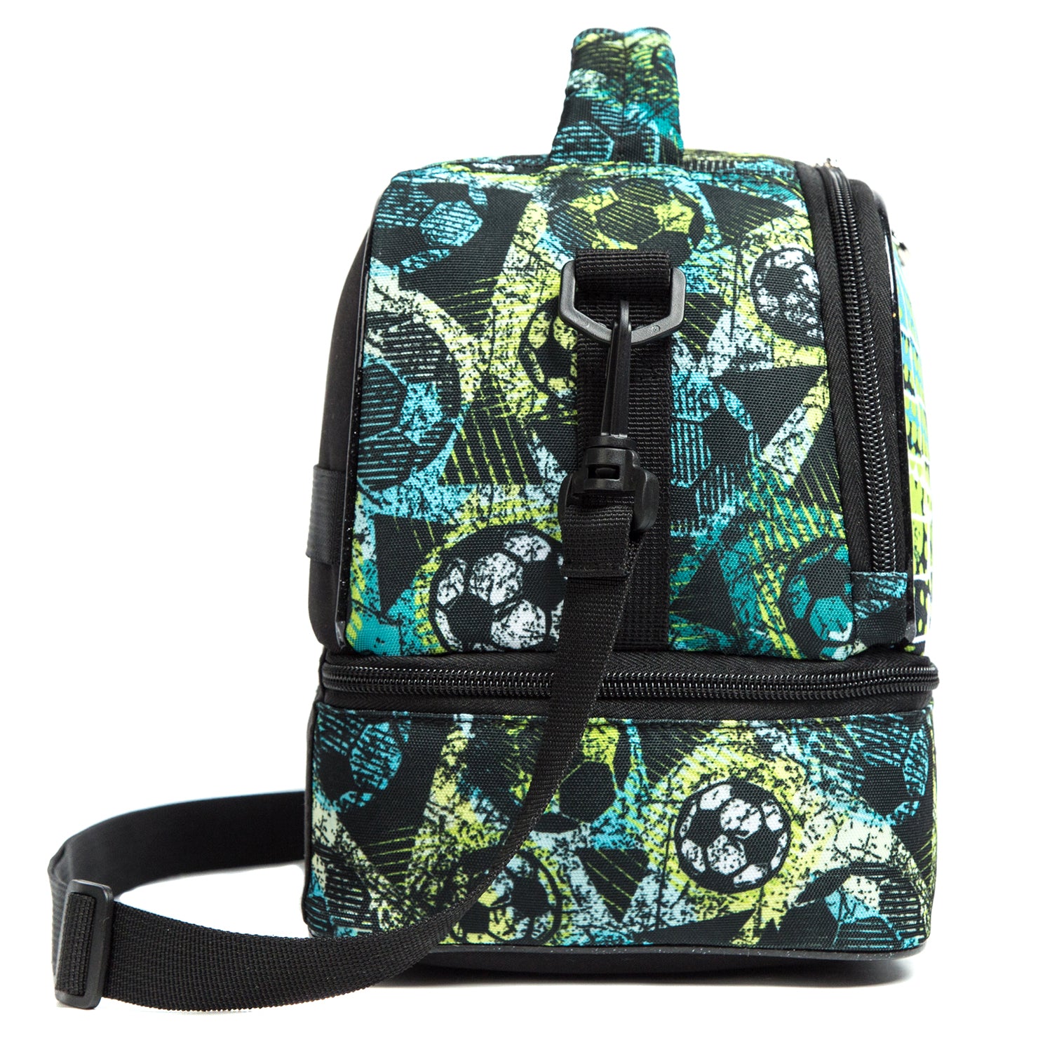 EAZY KIDS Lunch Bag Combo of 3 Football - Green