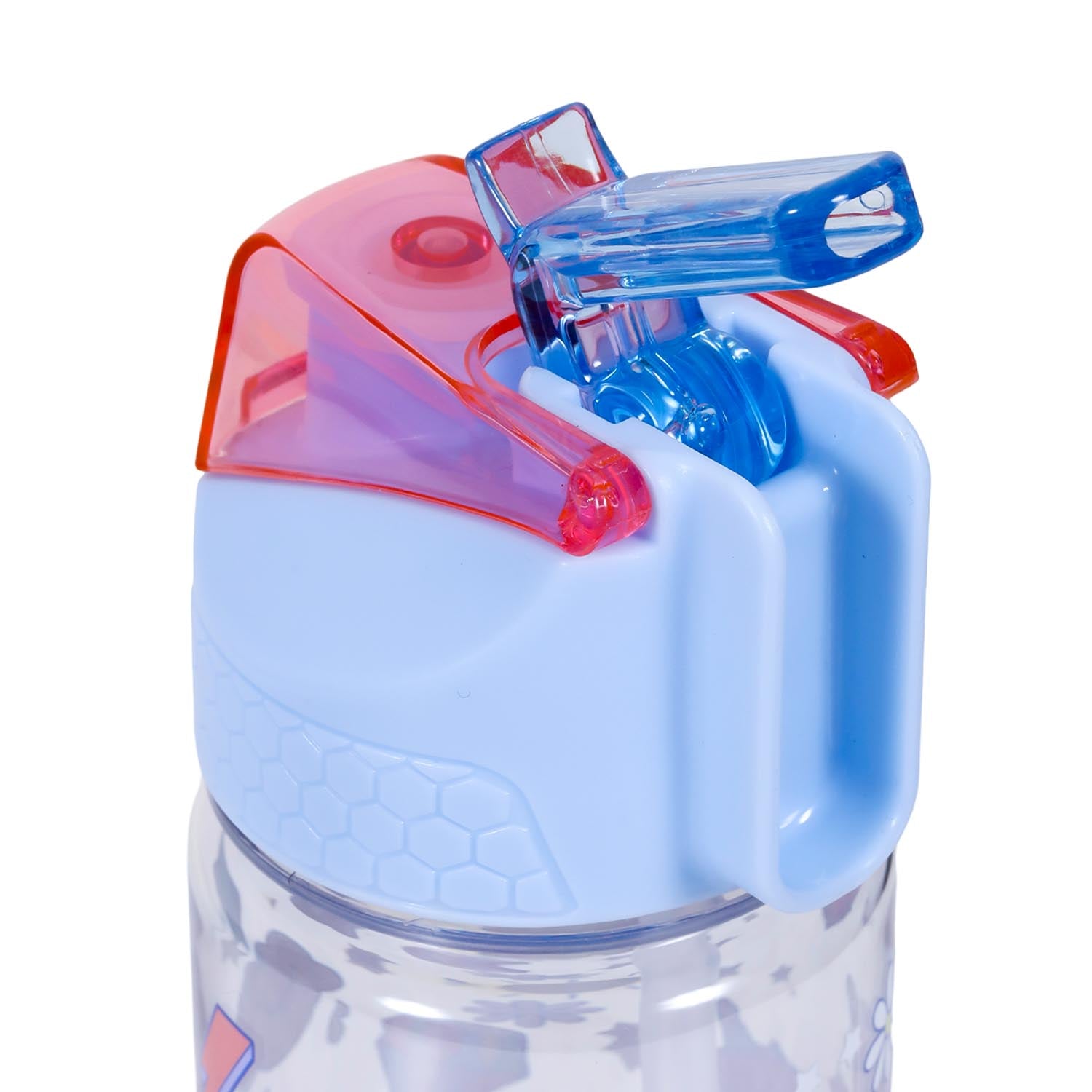 EAZY KIDS 4 Compartment Bento Lunch Box w/2in1 Tritan Water Bottle and Steel Food Jar Unicorn - Blue