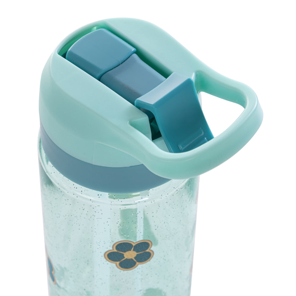 EAZY KIDS 6 & 4 Convertible Bento Lunch Box w/ Water Bottle - Glitter Green