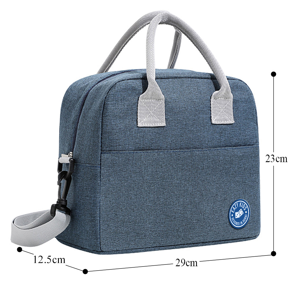 EAZY KIDS Bento Box wt Insulated Lunch Bag & Cutter Set - Combo - Expedition Space