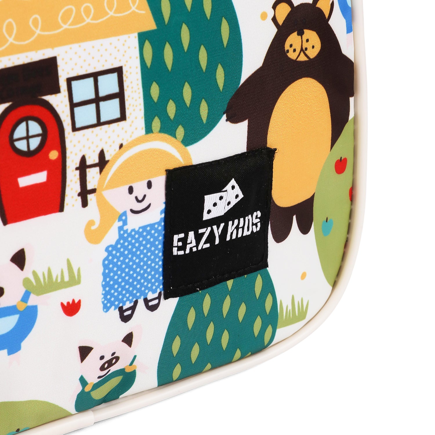 EAZY KIDS Bento Box wt Insulated Lunch Bag & Cutter Set - Combo - Avocado