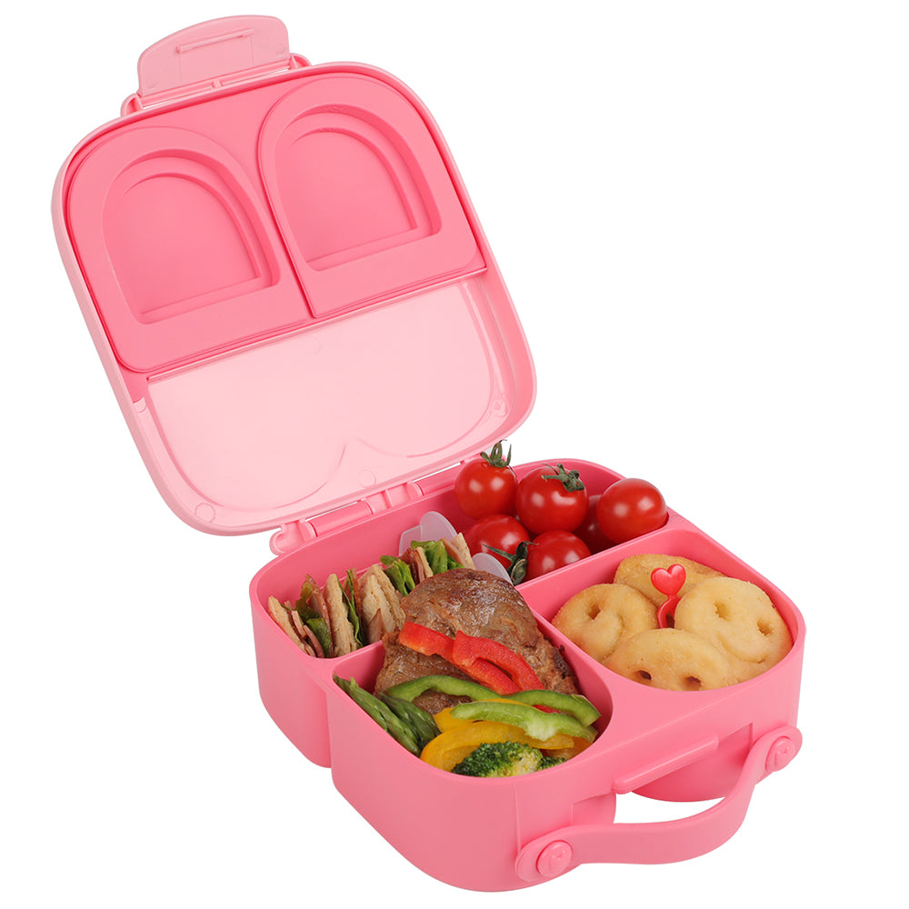 EAZY KIDS Bento Box wt Insulated Lunch Bag Combo - Pink