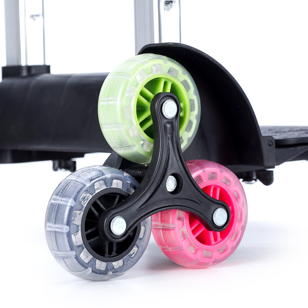 EAZY KIDS School Bag 16 inch w/Trolley - Love & Hugs Purple