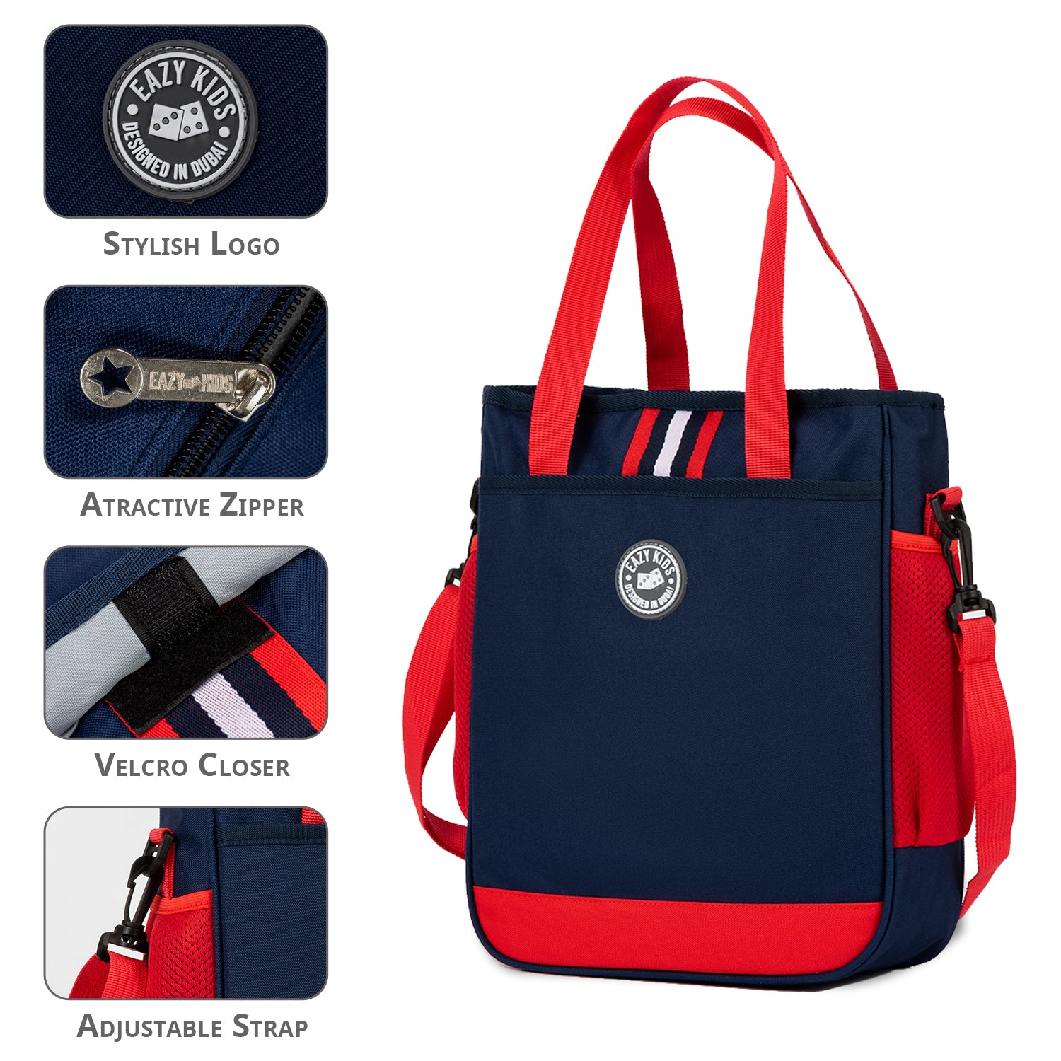 EAZY KIDS School Bag Combo Set - Blue