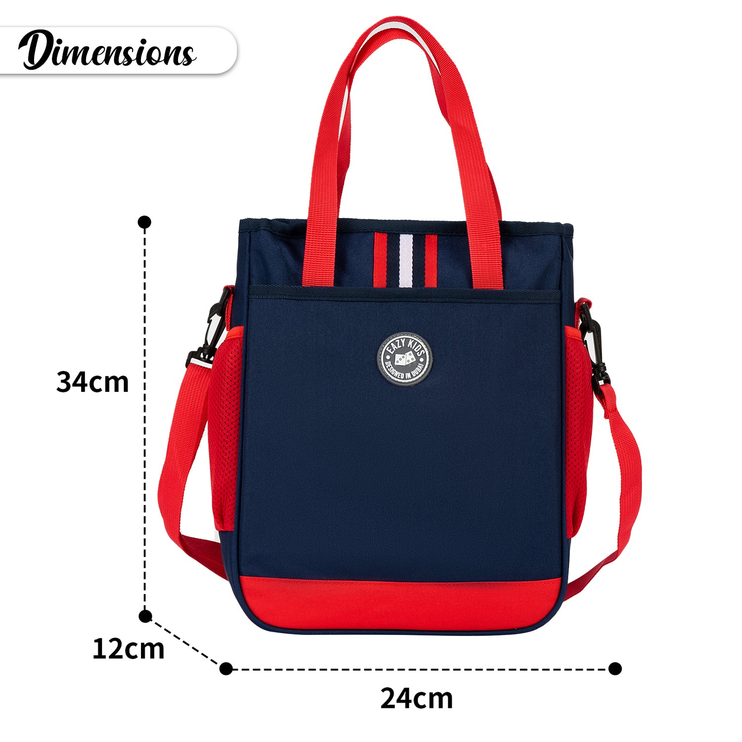 EAZY KIDS School Bag Combo Set - Blue