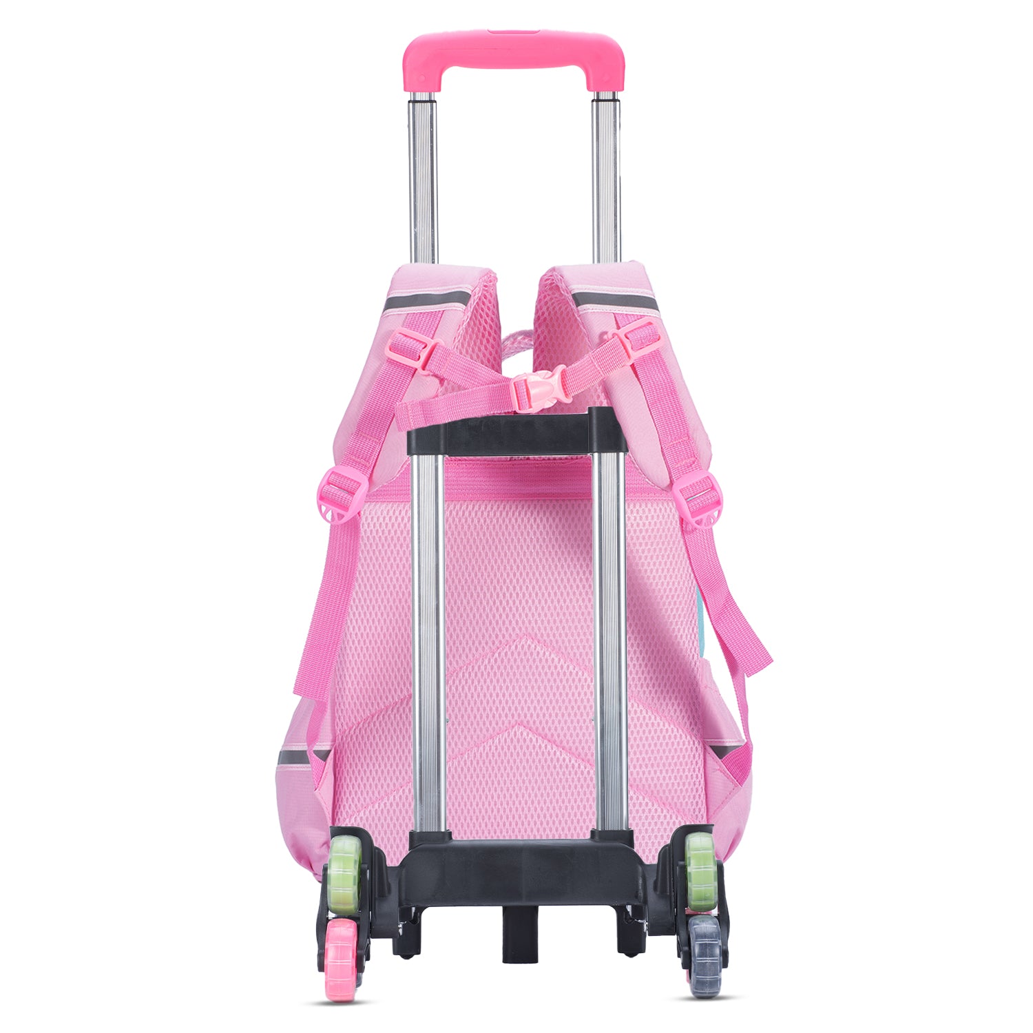 EAZY KIDS 3D Unicorn School Bag wt Trolley - Pink