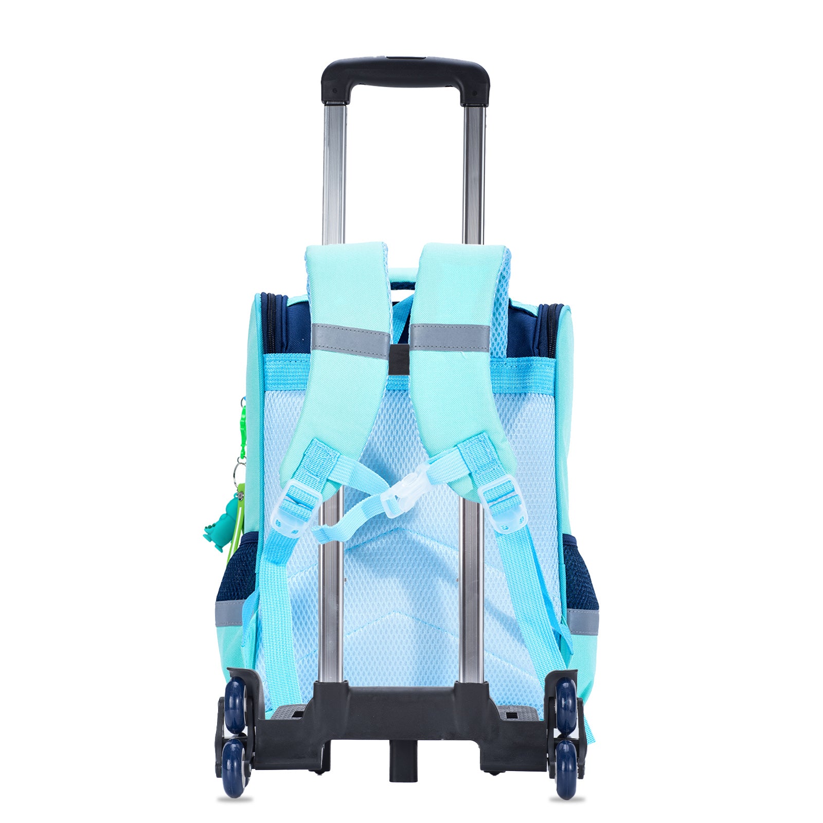 EAZY KIDS School Bag Dino in Space wt Trolley - Green