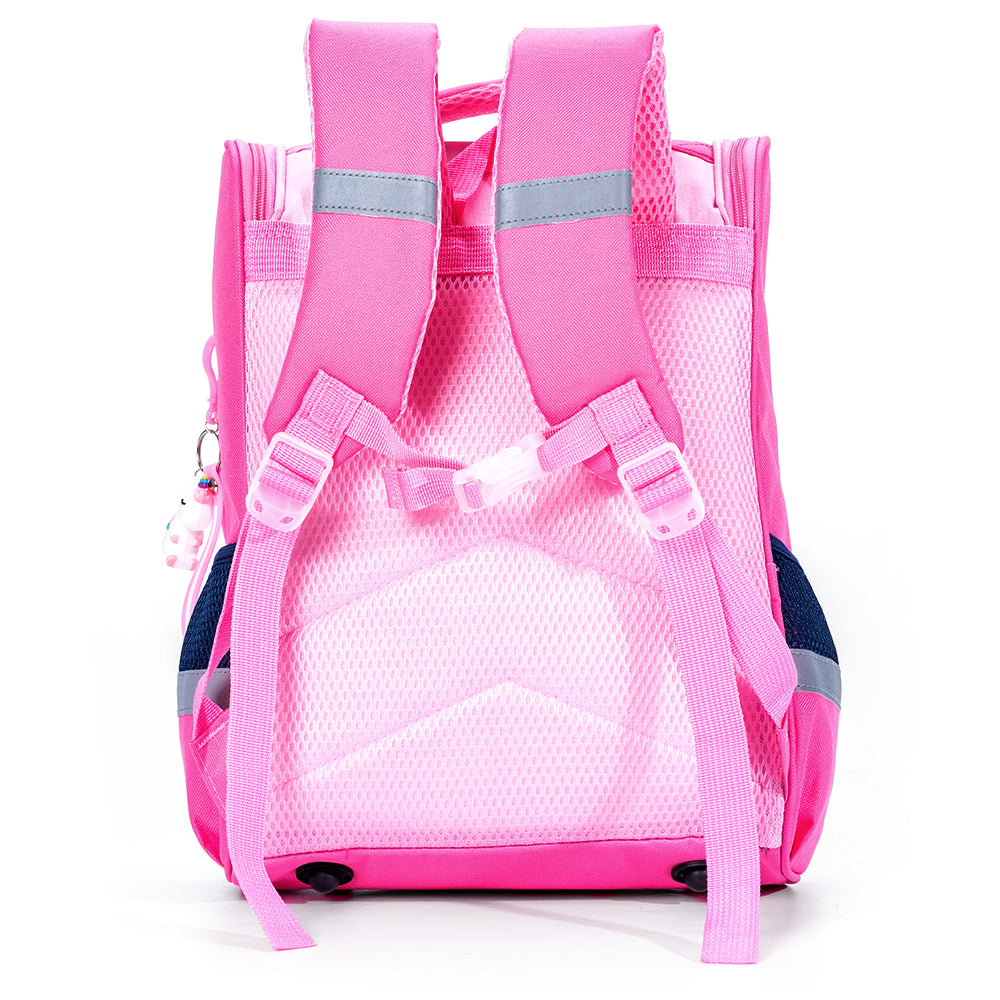 EAZY KIDS School Bag Unicorn wt Trolley - Princess Pink