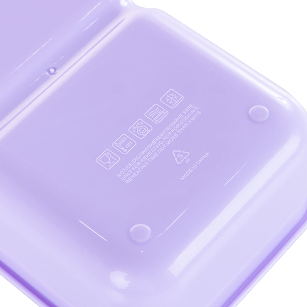 NOVA KIDS 2 Compartment Bento Lunch Box w/ Water Bottle - Gamer Mauve