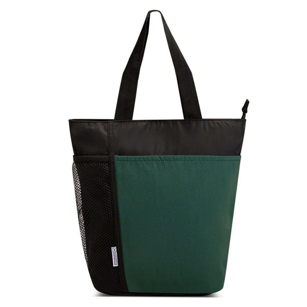 Hydrobrew Lunch Bag w/ 720ml Insulated Water Bottle | Spacious Tote Bag w/ Stainless Steel Bottle – Olive