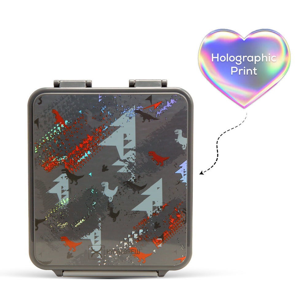 HYDROBREW 18 inch Backpack w/ Bento Lunch Box - Brown