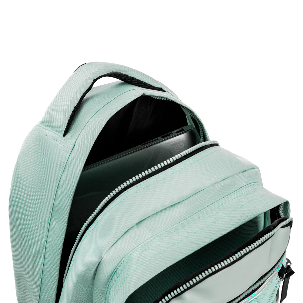 Hydrobrew 18" Backpack w/ Sip Switch Tritan Water Bottle 1000ml | Laptop Backpack w/ Bottle – Green