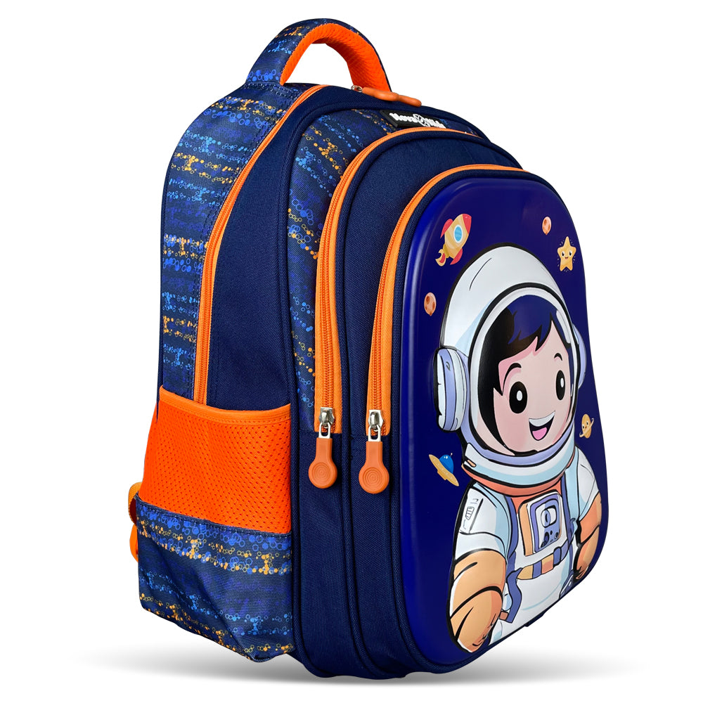 NOVA KIDS 3D School Bag w/Trolley - Astronaut Blue, 16.5 inch