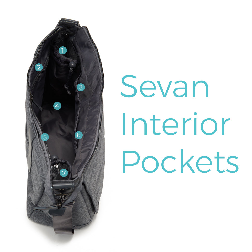 TEKNUM Evolve 2 Car Seat 0-12yrs with Grey Dad's Diaper Hand Bag - Dark Grey