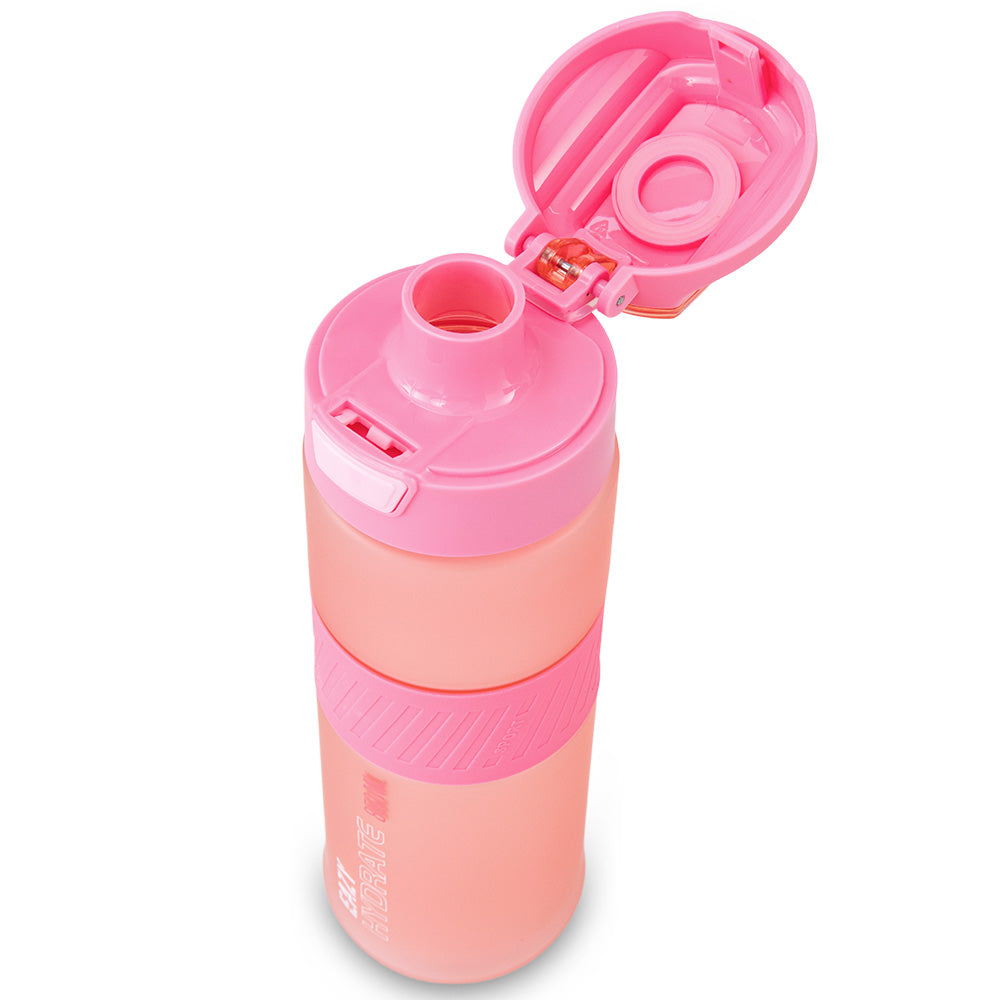 Eazy Kids Jumbo Bento Lunch Box w/ Tritan Water Bottle 850ml – Pink