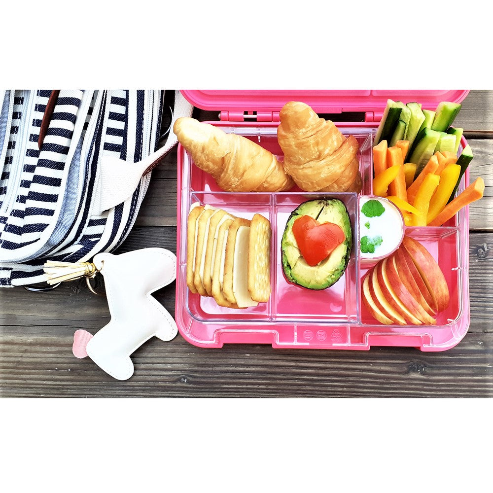 NOHOO Unicorn 3D Bag + Bento Lunch Box - Pink