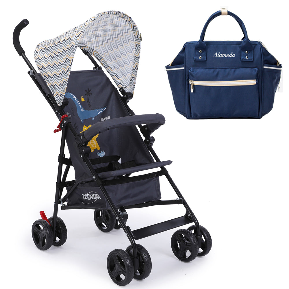 TEKNUM - Eco Stroller & Bag Combo - Yellow wave