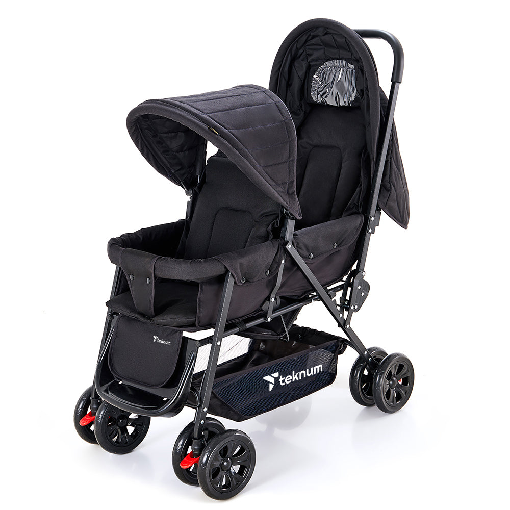 TEKNUM Double Stroller Combo - Black