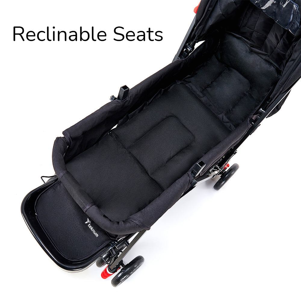 TEKNUM Double Stroller Combo - Black