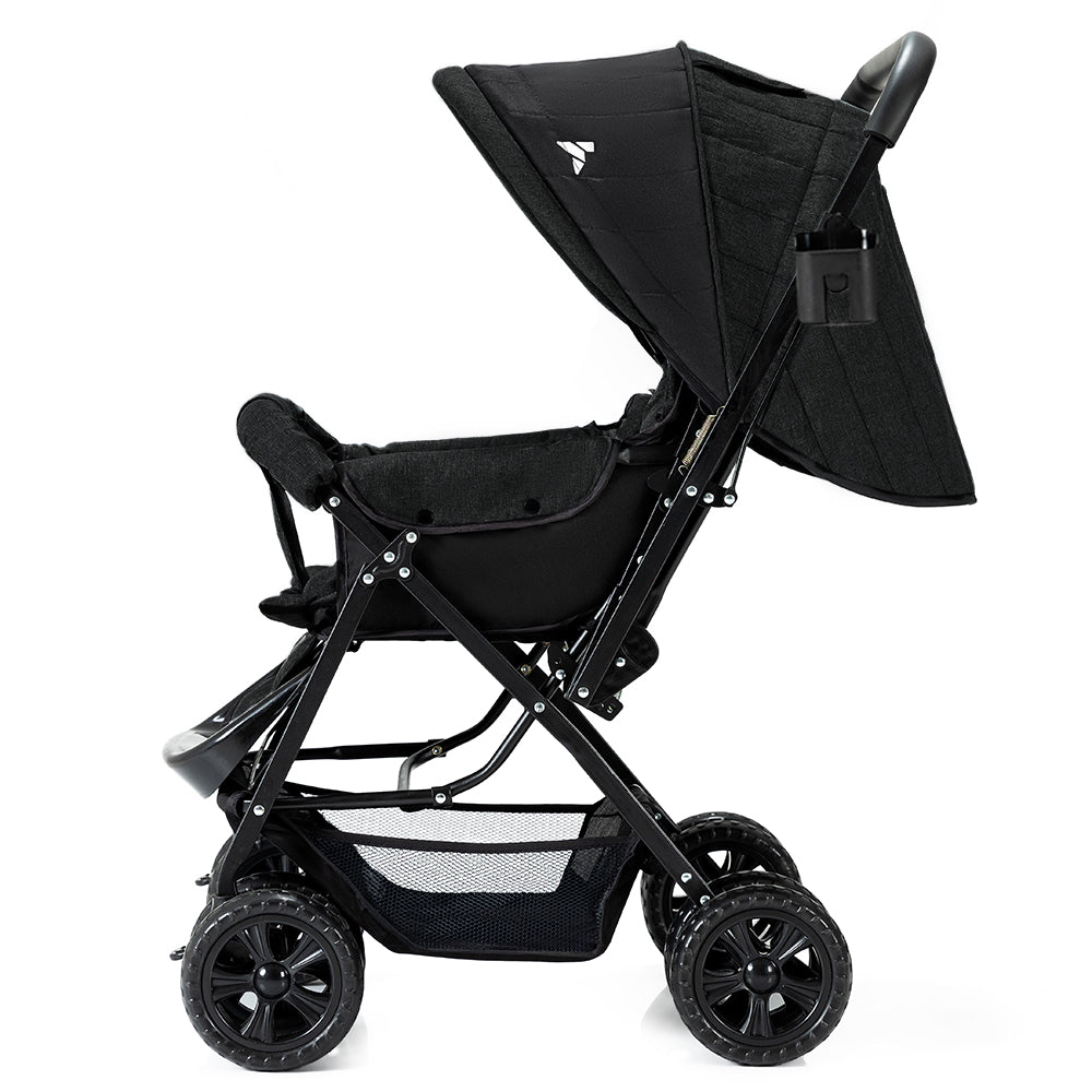 TEKNUM Reversible Look at Me Stroller w/Diaper Bags - Black