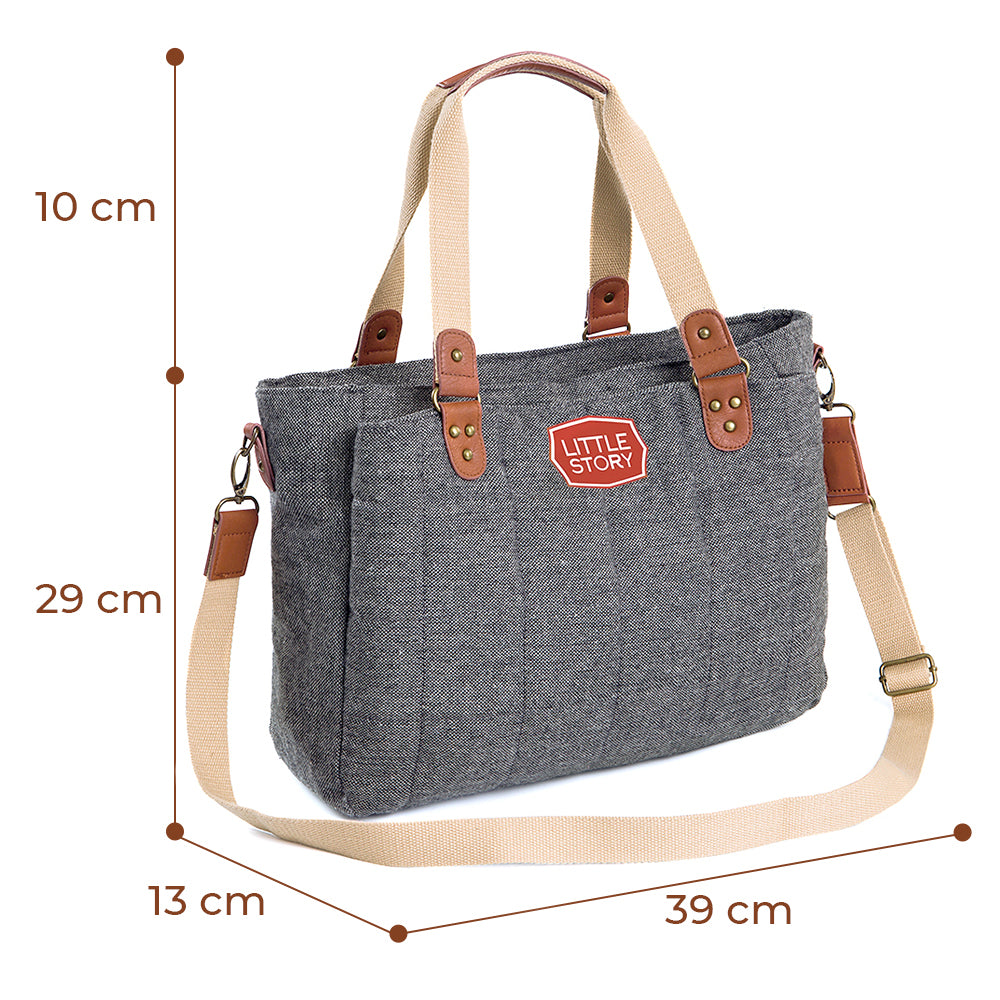 TEKNUM Stroller Diaper Bag Combo - Grey