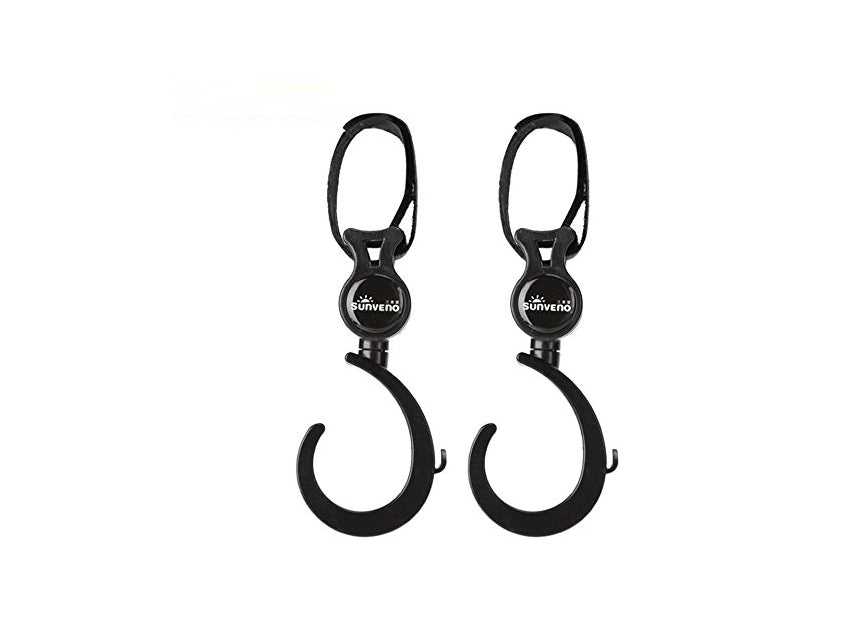 TEKNUM Explorer Travel Stroller w/t Diaper Bag & Stroller Hooks - Black