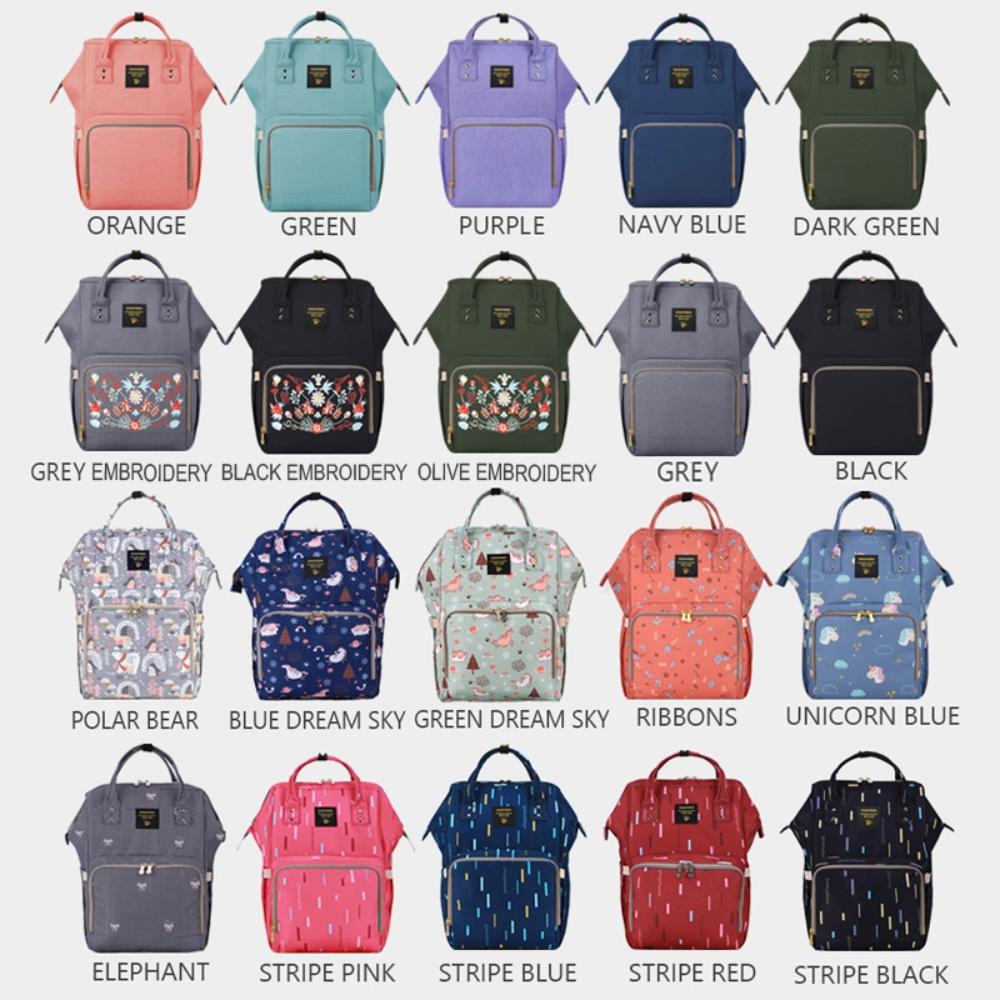 TEKNUM Reversible Look at Me Stroller w/Diaper Bags - Khaki