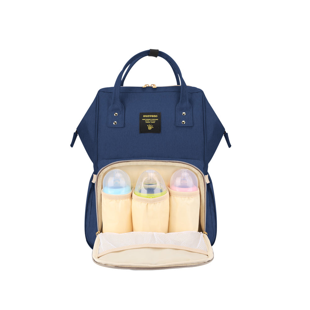 TEKNUM Travel Lite Stroller - Navy Blue + SUNVENO Diaper bag + hooks