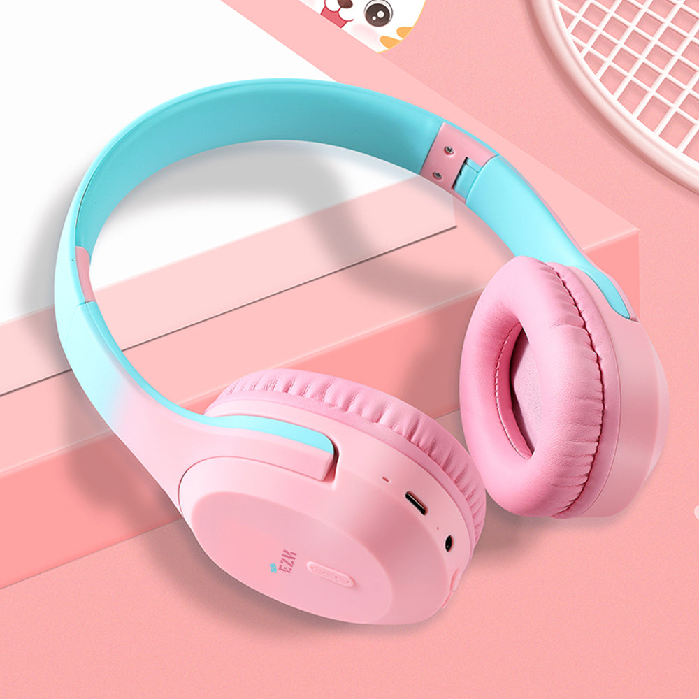 Eazy Kids Bluetooth 5.4 Wireless Headset - Pink