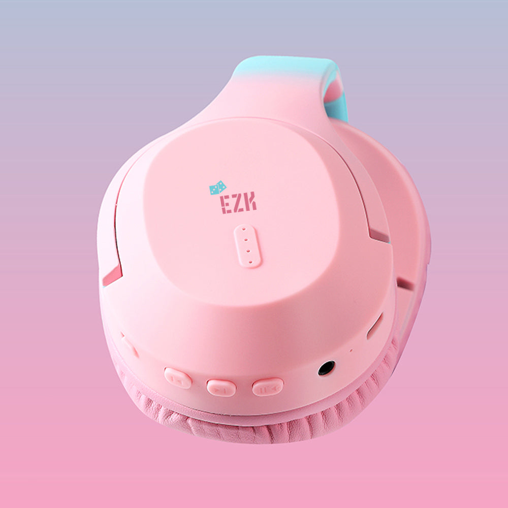 Eazy Kids Bluetooth 5.4 Wireless Headset - Pink