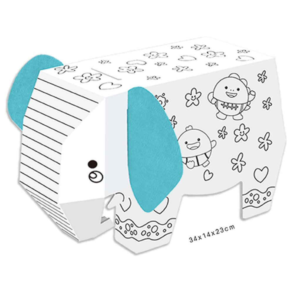 EAZY KIDS DIY Doodle Coloring Elephant