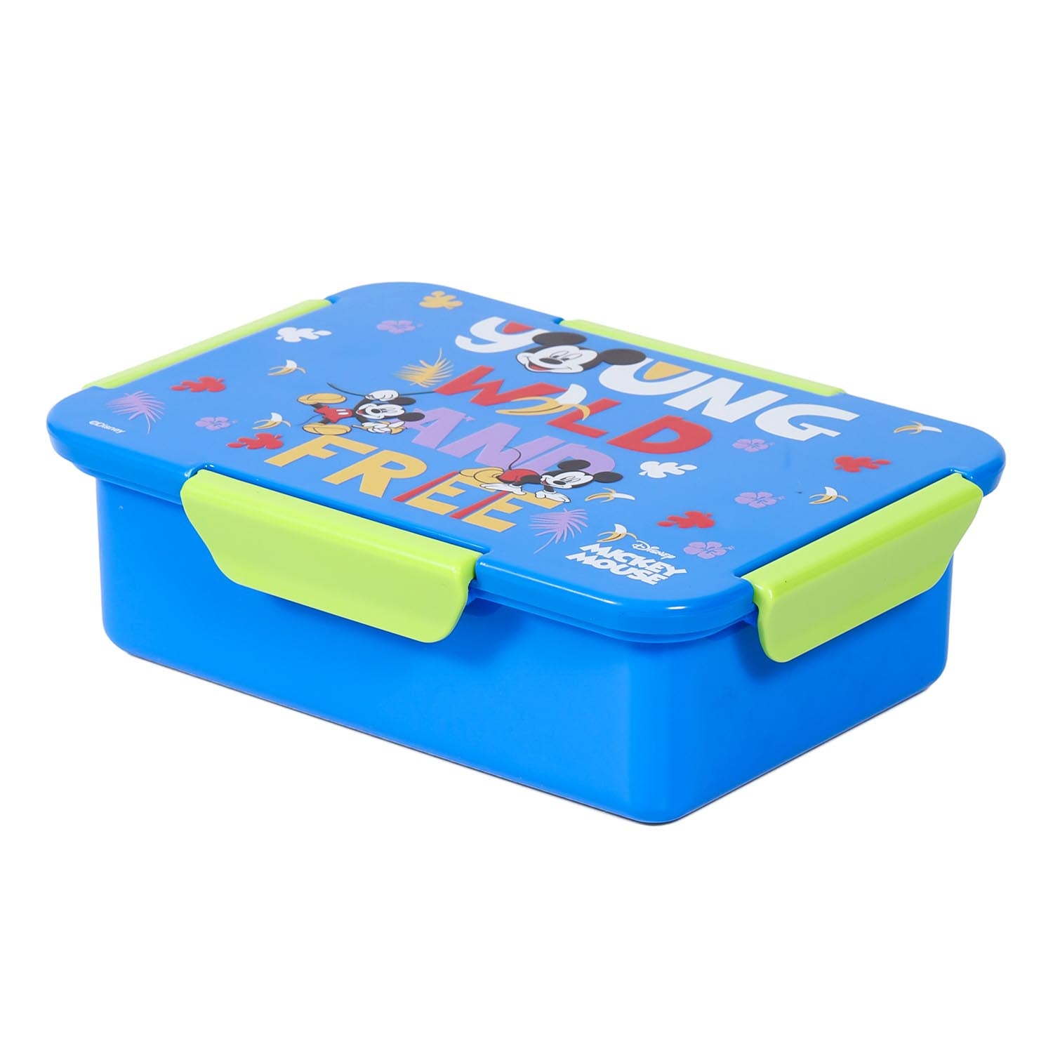 Disney Mickey & Friends 1/2/3/4 Compartment Convertible Bento Lunch Box - Blue