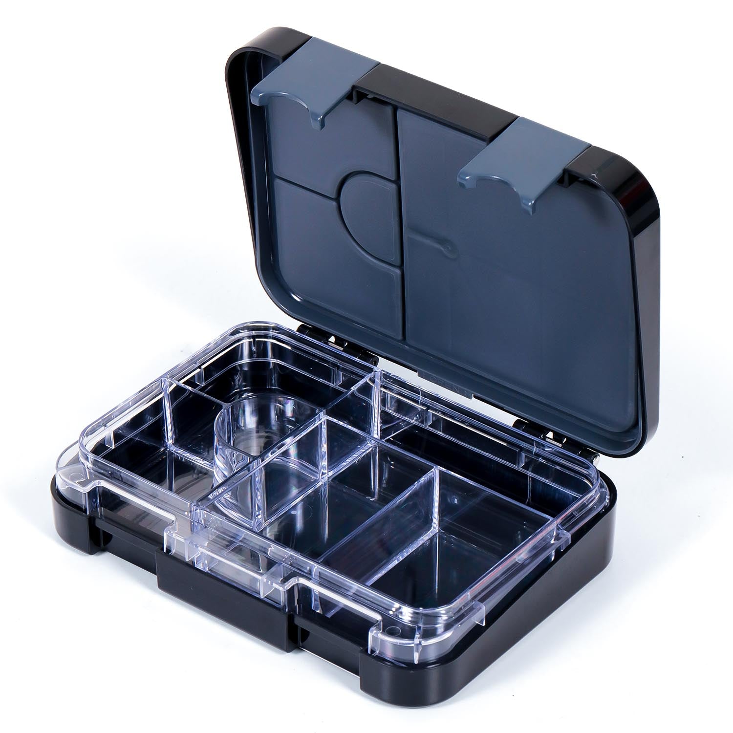 Marvel Spider - Man 6/4 Compartment Convertible Bento Tritan Lunch Box - Black