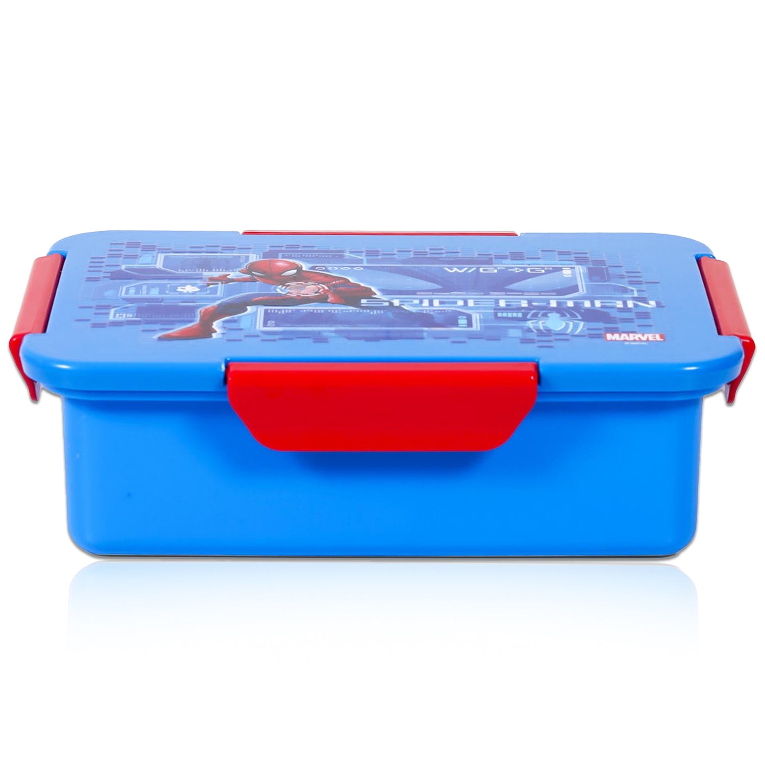 Marvel Spider - Man 1/2/3/4 Compartment Convertible Bento Lunch Box - Blue