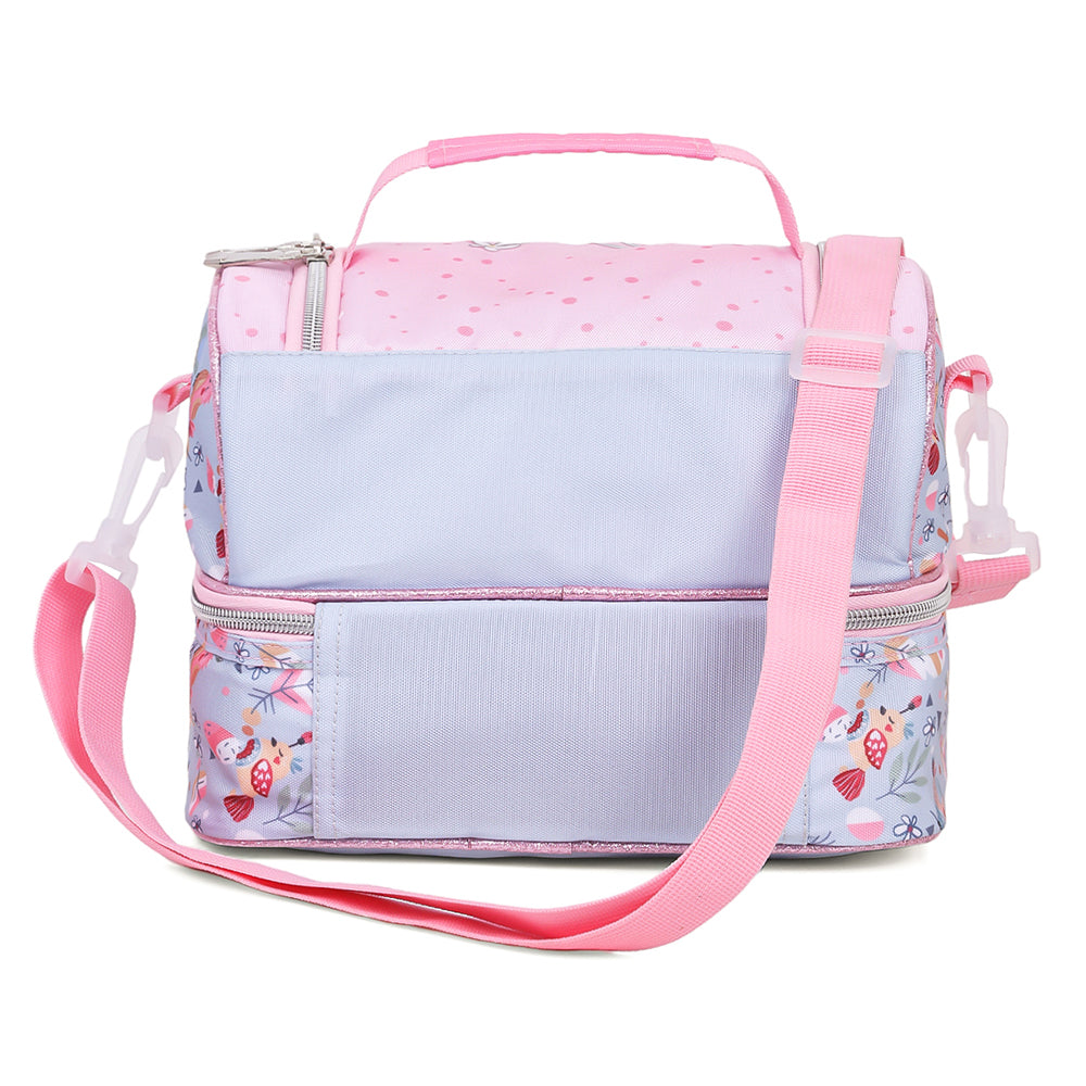 EAZY KIDS Dual Compartment Lunch Bag Love - Pink