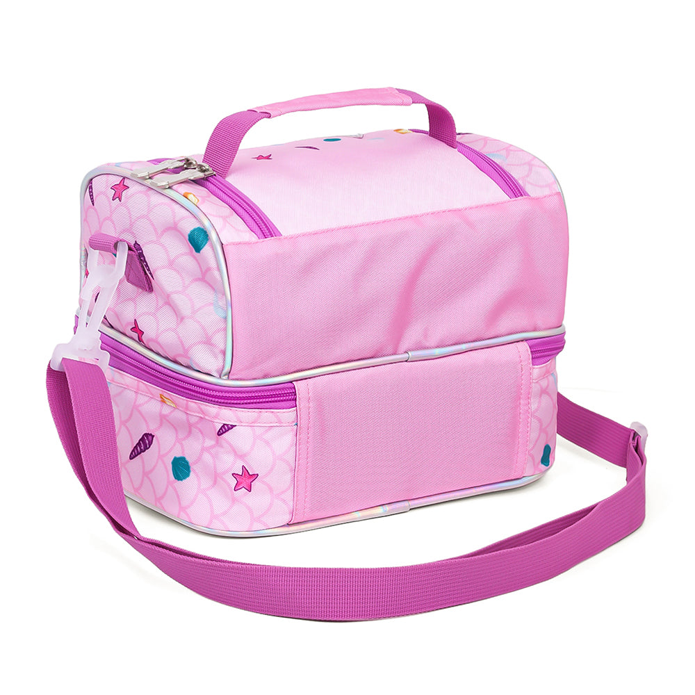 EAZY KIDS Dual Compartment Lunch Bag Mermaid - Purple
