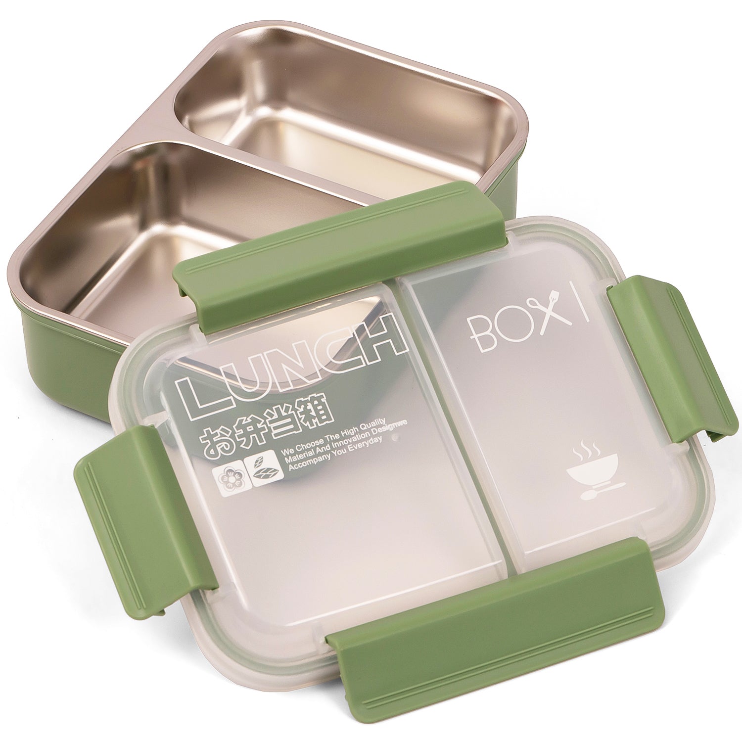 EAZY KIDS Lunch Box Dinosaur - Green