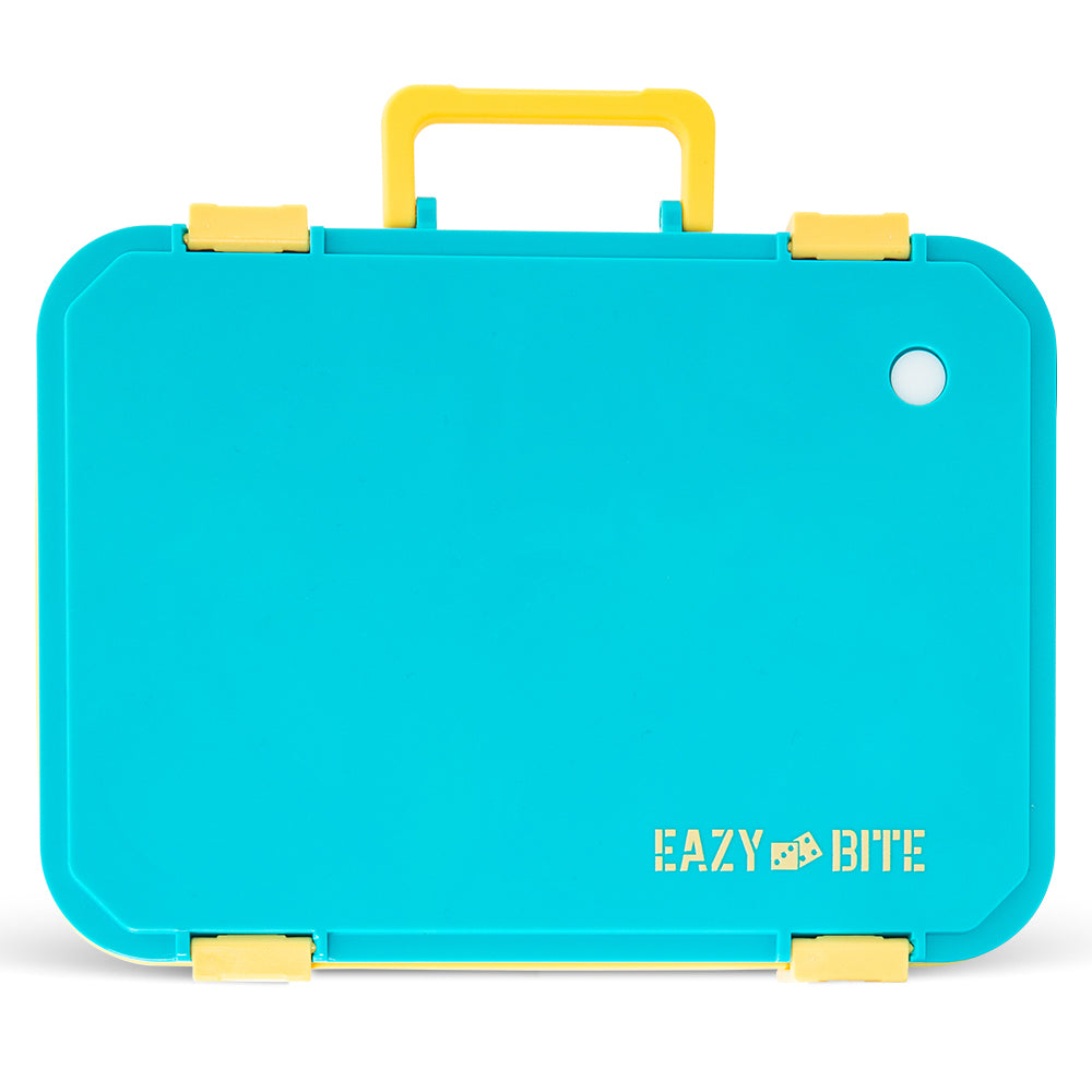 Eazy Kids Stainless Steel Lunch Box for Kids – 800ml with 150ml Food Jar - Blue