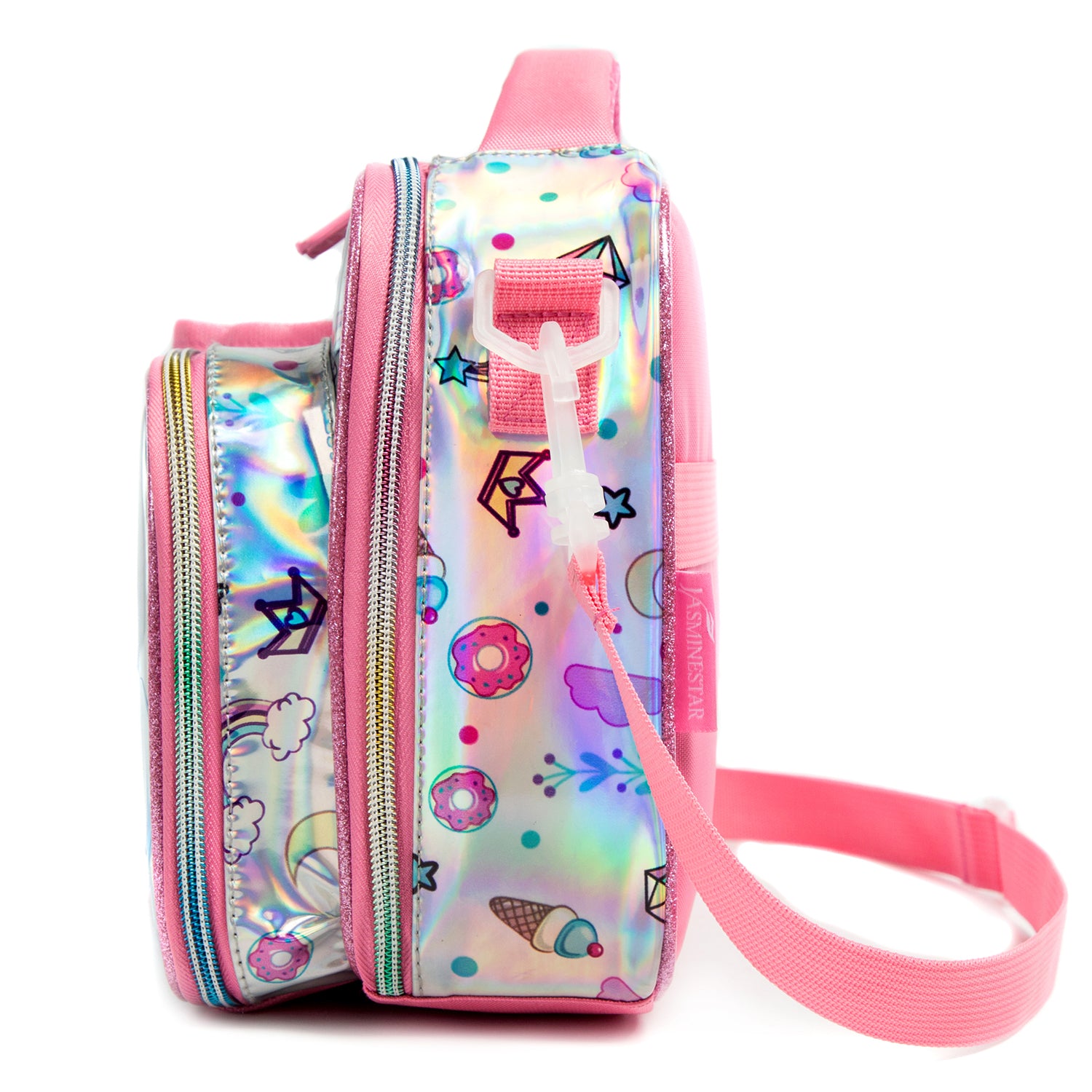 EAZY KIDS - Bottle/Lunch Bag - Unicorn Chrome Pink
